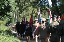 Uroczystość obchodów 72 rocznicy bitwy 9 Pułku Strzelców Konnych AK z Niemcami w rejonie Osowe Grzędy